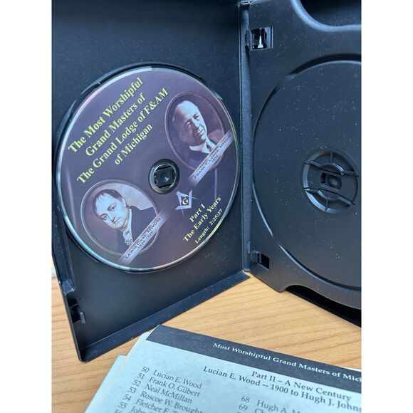 Grand Masters of the Grand Lodge Masons of Michigan 1826-2006 three DVDs - Picture 3 of 4